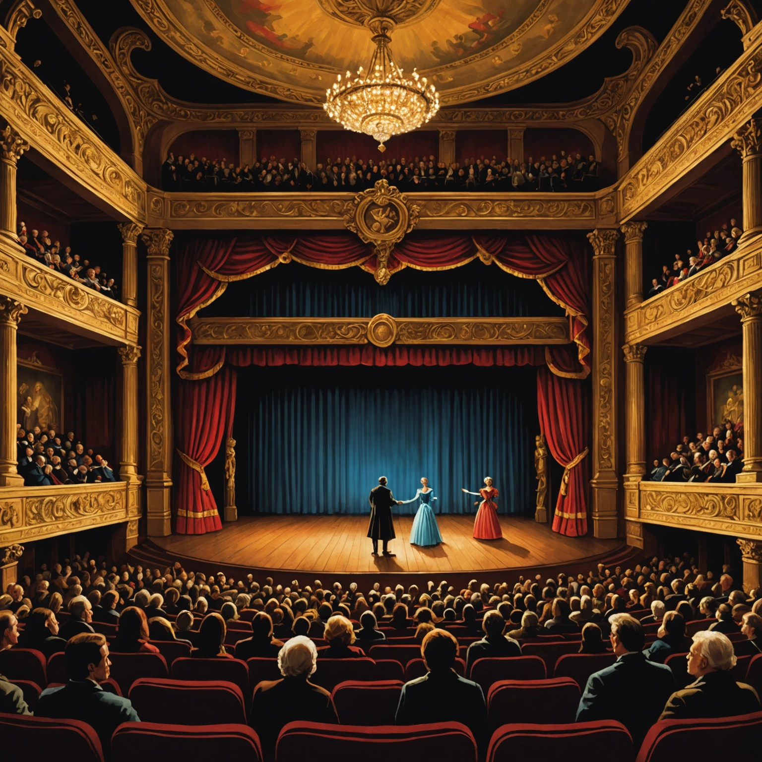 Театр как зеркало жизни: роль пьесы в раскрытии человеческих судеб