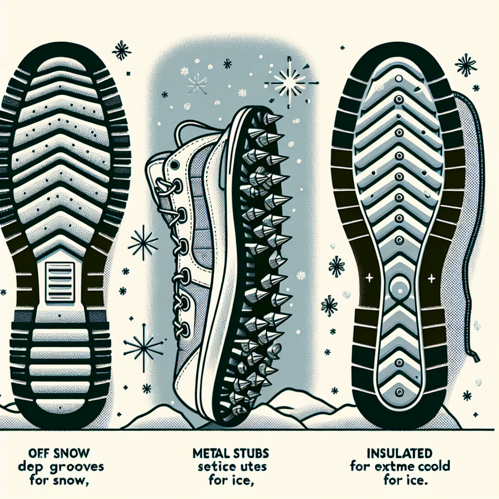 Какая подошва лучше для зимней обуви?