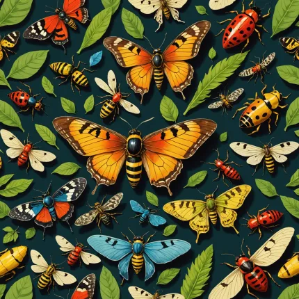 Захватывающий мир насекомых: от видов мотыльков до банановых пауков